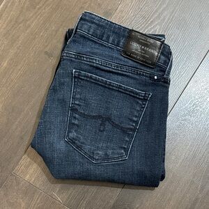 Lucky‎ Brand Jeans Lolita Skinny 8 29 Long Dark Wash Mid Rise Stretch
